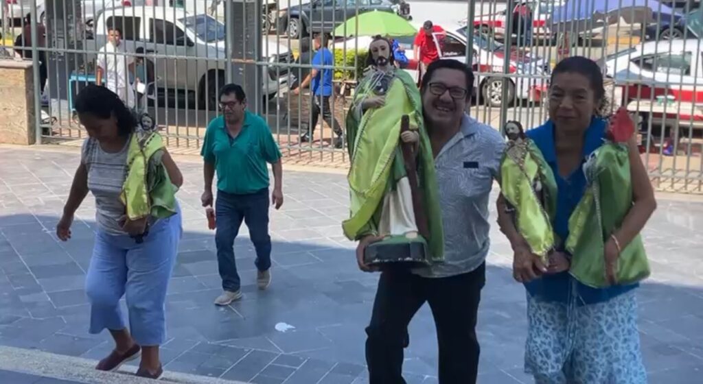 Llegan a celebrar a las iglesias de Coatzacoalcos a San Judas Tadeo