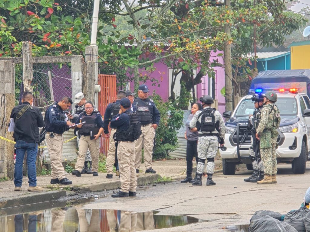 Balean a sujeto en la colonia Villas del Sur de Coatzacoalcos