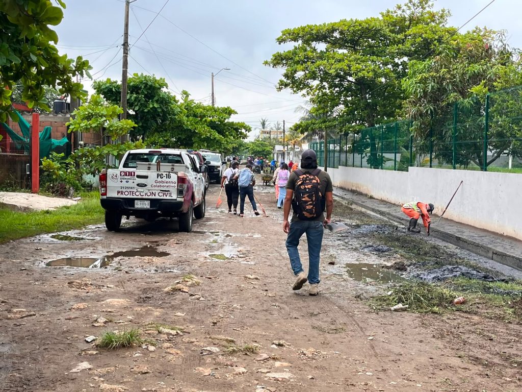 En próximas horas las lluvias serán más intensas en Coatzacoalcos, superando los 150 milímetros